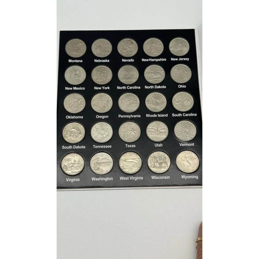 Fifty‎ States US United States Quarter Collection Full Album Of All 50 Coins